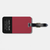 Calabash-Markt Gepäckanhänger (Rückseite horizontal)