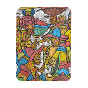 Calabash-Markt Magnet