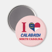 Calabash, North Carolina Magnet (Vorderseite/Rückseite)