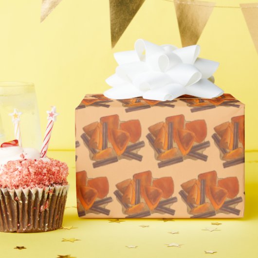 Calabaza en Tacha Mexikanisch Candid Pumpkin Desse Geschenkpapier (Geburtstagsparty)