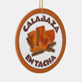 Calabaza en Tacha Mexikanisch Candid Pumpkin Desse Keramik Ornament (Rechts)