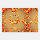 Calabazas y flores geschenkpapier set (Vorderseite 3)