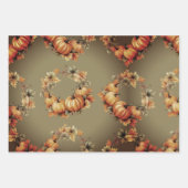 Calabazas y flores geschenkpapier set (Vorderseite 2)
