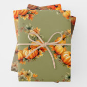 Calabazas y flores geschenkpapier set (Beispiel)
