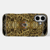 Calabria Elegant Monogram Case-Mate iPhone Hülle (Rückseite (Horizontal))