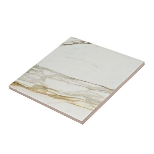 Calacatta Marmor Muster 3 Fliese (Seite)