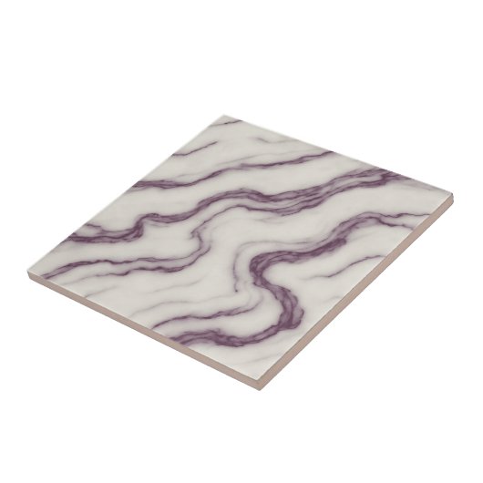 Calacatta Viola – Luxurious Burgundy Marble Tile Fliese (Seite)