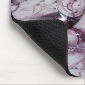 Calacatta Viola Marmor mit Wasserspinne Makro Mousepad (Ecke)