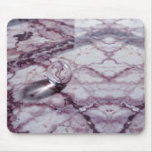 Calacatta Viola Marmor mit Wasserspinne Makro Mousepad (Vorne)