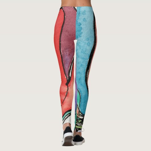CALactive Iris-Yoga-Leggings Leggings (Rückseite)