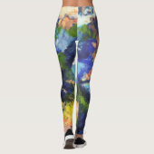 CALactive Rosenknospe-Strand-Yoga-Leggings Leggings (Rückseite)