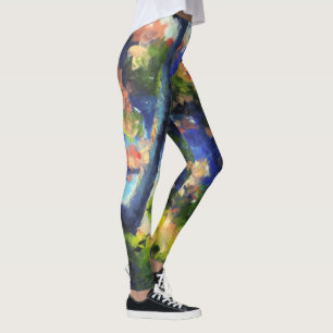 CALactive Rosenknospe-Strand-Yoga-Leggings Leggings