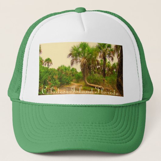 Caladesi Island Dunedin FL Hat Truckerkappe (Vorderseite)