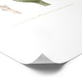 Caladium bicolor poster (Ecke)