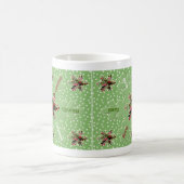 Caladium Frohe Weihnachts-Tasse Kaffeetasse (Mittel)