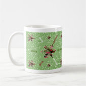 Caladium Frohe Weihnachts-Tasse Kaffeetasse (Links)