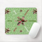 Caladium Merry Christmas Mousepad (Mit Mouse)