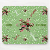 Caladium Merry Christmas Mousepad (Vorne)