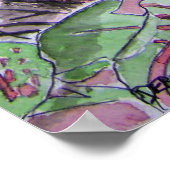 caladiums_Pflanze_painting Poster (Ecke)