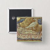 Caladrius Vogel, angeblich vorauszusagen Button (Vorne & Hinten)