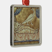 Caladrius Vogel, angeblich vorauszusagen Silbernes Ornament (Rechts)