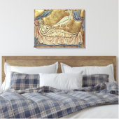 Caladrius-Vogel, der als vorhersagend gilt Leinwanddruck (Insitu (Schlafzimmer))