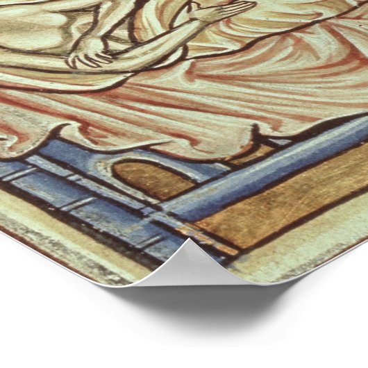 Caladrius-Vogel, der als vorhersagend gilt Poster (Ecke)