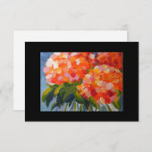 Calah's Hydrangea Blume 3,5 x 5 Notecard Einladung (Vorne/Hinten)