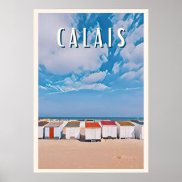 Calais Foto Vintage Poster