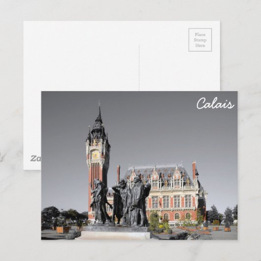 Calais, Frankreich Postkarte (Vorne/Hinten)