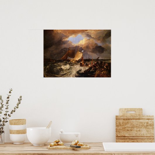 Calais Pier Poster (Küche)