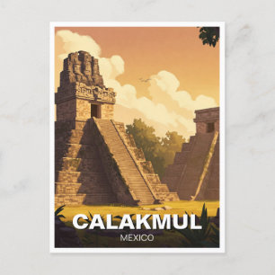 Calakmul Mexico Reisen Postkarte