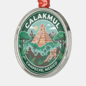Calakmul Mexiko Ornament Aus Metall (Links)