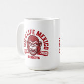 Calakmul Monkeys aus Mexikos Dschungel Kaffeetasse (Vorderseite Links)