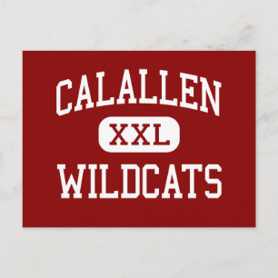 Calallen - Wildcats - Mittel - Corpus Christi Postkarte