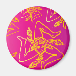 Calamita Farbe TRINACRIA Magnet