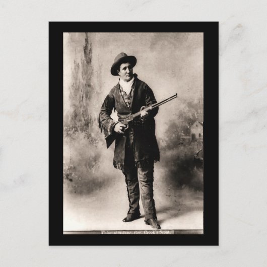 Calamity Jane 1895 Postkarte (Vorderseite)