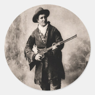Calamity Jane 1895 Runder Aufkleber
