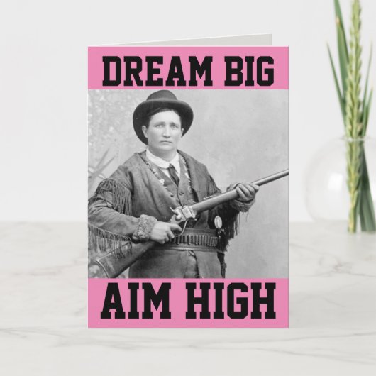 CALAMITY JANE BIRTHDAY CARD KARTE (Vorderseite)