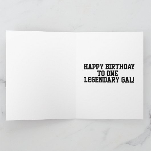 CALAMITY JANE BIRTHDAY COWGIRL GREETING CARDS KARTE (Innenseite)