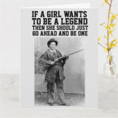 CALAMITY JANE BIRTHDAY COWGIRL GREETING CARDS KARTE (Gelbe Blume)