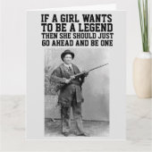CALAMITY JANE BIRTHDAY COWGIRL GREETING CARDS KARTE (Vorderseite)