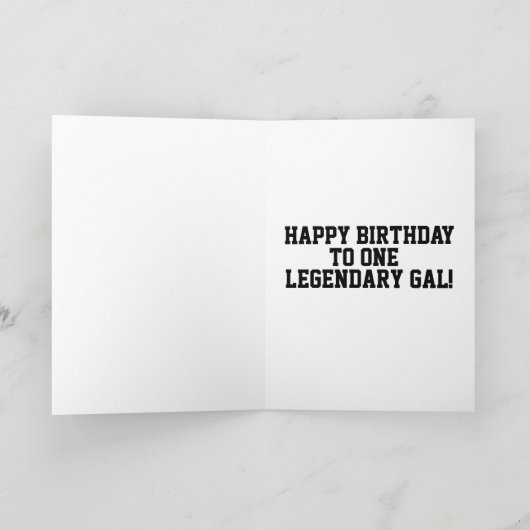 CALAMITY JANE COWGIRL BIRTHDAY GREETING CARDS KARTE (Innenseite)