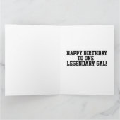 CALAMITY JANE COWGIRL BIRTHDAY GREETING CARDS KARTE (Innenseite)