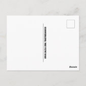 CALAMITY JANE HOLDING GUN POSTCARDS POSTKARTE (Rückseite)