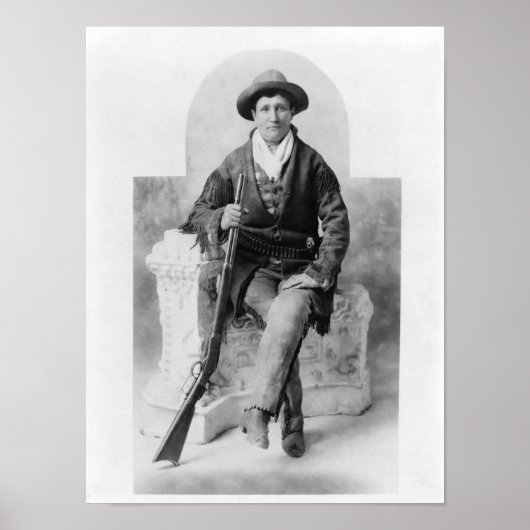Calamity Jane mit ihrem Gewehr Poster (Vorne)