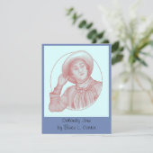 "Calamity Jane" Notecard Dankeskarte (Stehend Vorderseite)