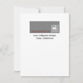 "Calamity Jane" Notecard Dankeskarte (Rückseite)