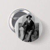 Calamity Jane Portrait Button (Vorne & Hinten)
