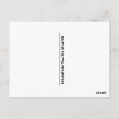 CALAMITY JANE POSTCARDS POSTKARTE (Rückseite)